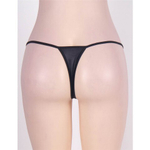 Черные стринги Jeweled, XL