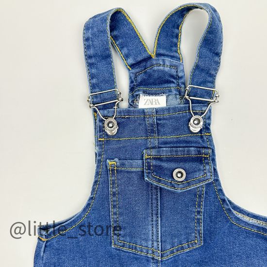 Полукомбинезон джинсовый, Синий