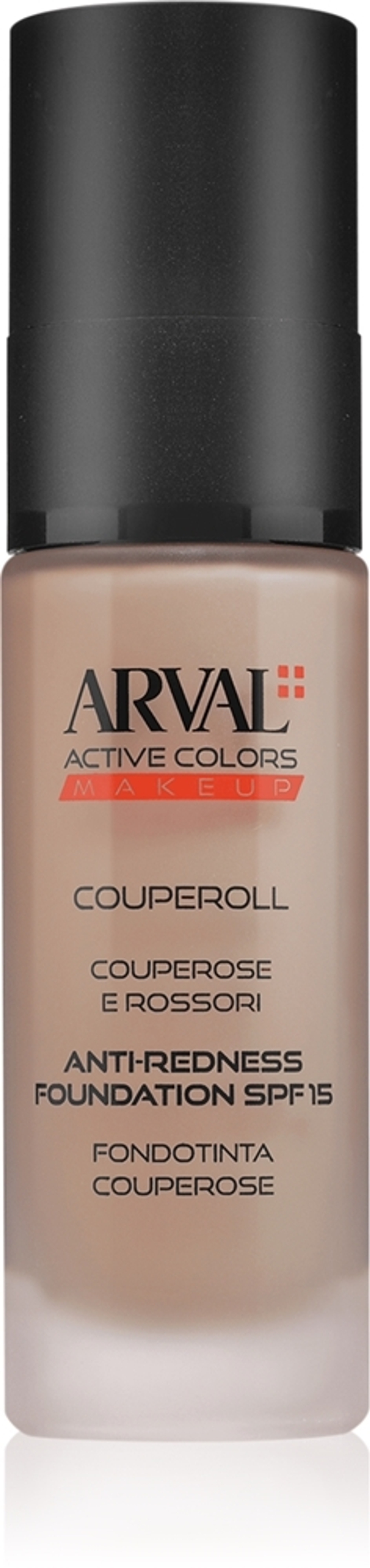 Arval Couperoll Anti-redness foundation SPF15 - Непрозрачная тональная основа SPF 15, 30 ml