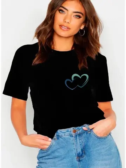 Футболка с сердцем