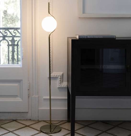 Торшер Le Vita золотой