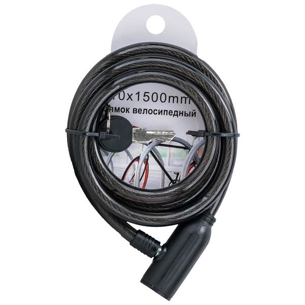 Велозамок Pulse 10*1500 мм. с ключом
