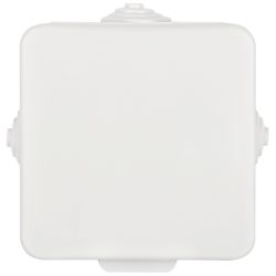 Распаячная коробка ЭРА KOR-65-65-50-4g открытой установки серая 65х65х50мм с гермовводами 4 вх. IP54