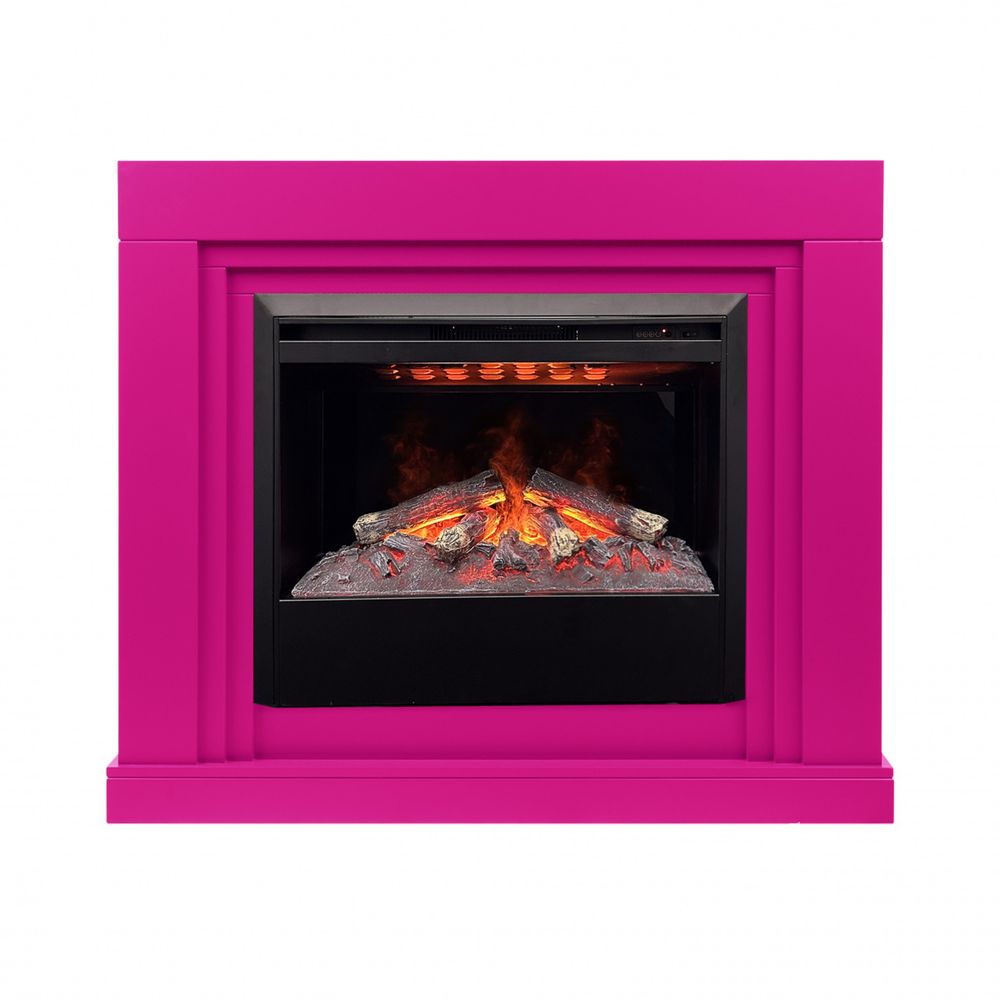 Электрокамин RealFlame Stanley 26 BARBIE PINK с очагом Helios 26 SBG