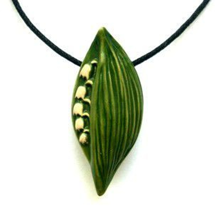 Аромакулон Ландыш, керамический со шнурком