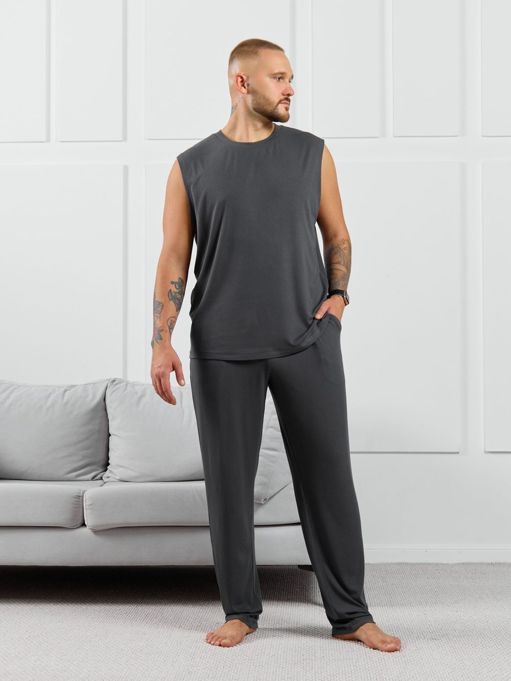 Брюки мужские Алессандро-3 Виотекс ГРАФИТОВЫЙ