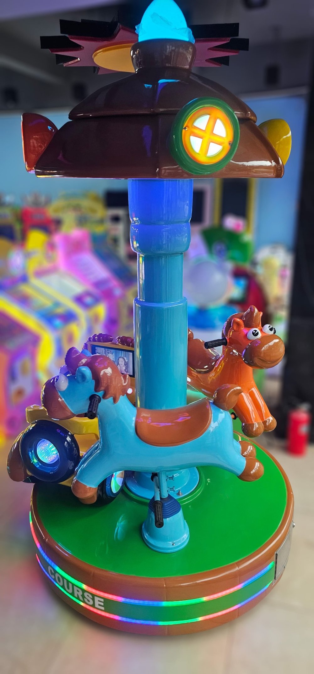 Детская карусель «Скачки»