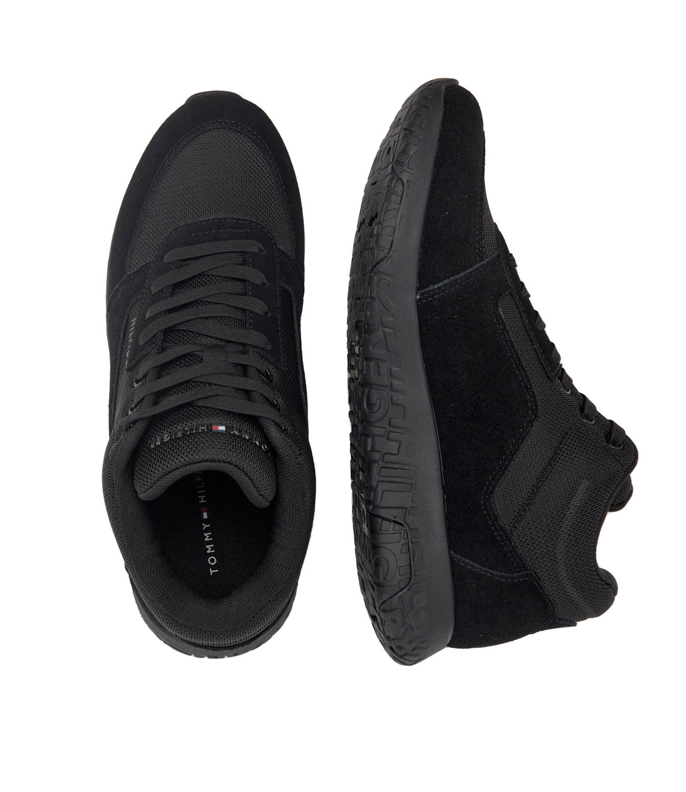 кожаные кроссовки Tommy Hilfiger - черный(FM0FM04313)