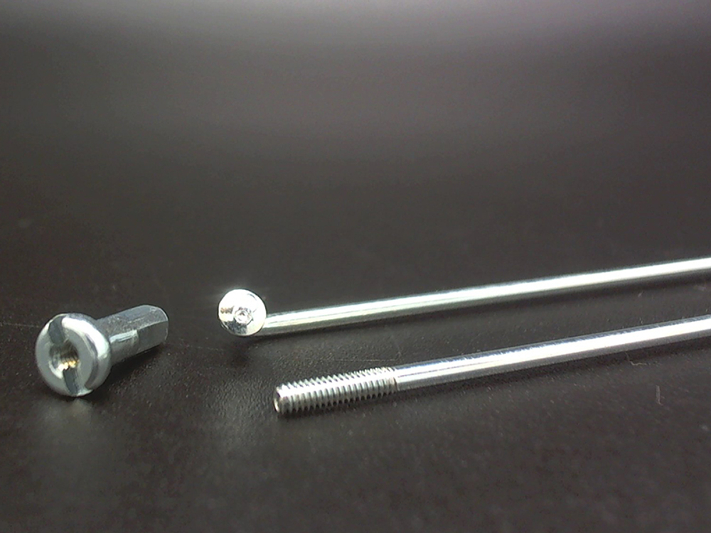 Спицы 194мм с ниппелями 1/2", 144 шт.