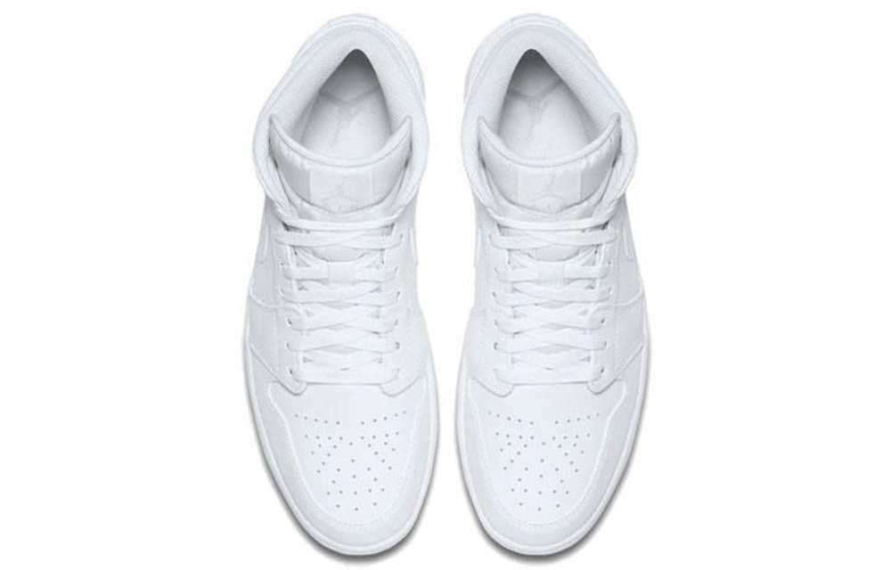 Кроссовки Jordan Air Jordan 1 Mid "Triple White"