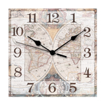 Часы настенные МДФ, 285 мм х 285 мм, открытые стрелки (без стекла), кварцевый механизм с плавным ход