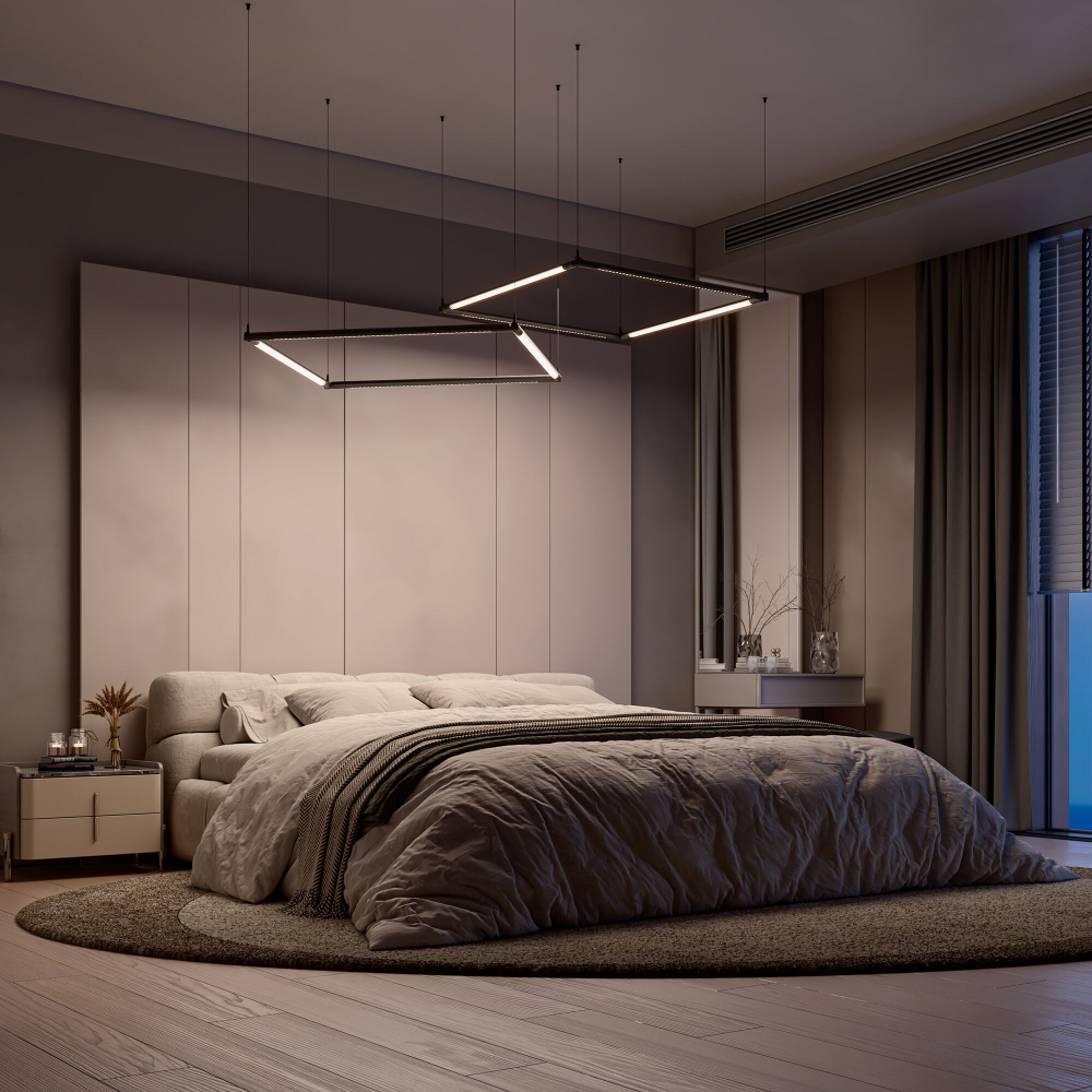 Набор подвеса угловой с питанием Elektrostandard Module System 85187/00 черный