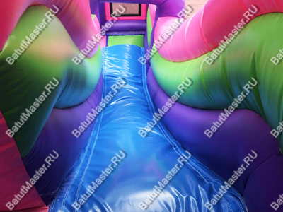 Батут-горка "Двойной эффект 3" 9*4*6 м