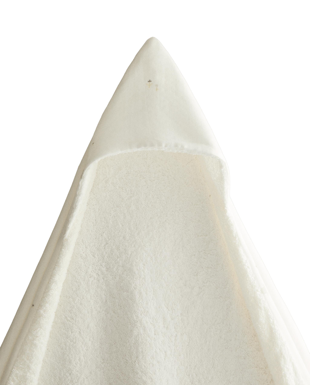 Zara Home Детское полотенце с капюшоном из хлопка, экрю, 80x80 см · 5673/423