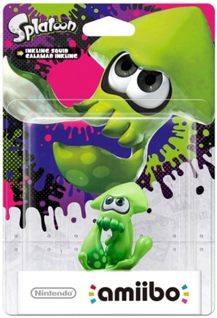 Фигурка Amiibo - Инклинг-кальмар(зеленый) - Splatoon Коллекция