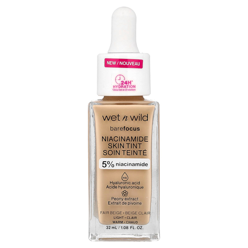 wet n wild, Barefocus, тональный тинт с никотинамидом, 1116089 светлый бежевый, 32 мл (1,08 жидк. унции)