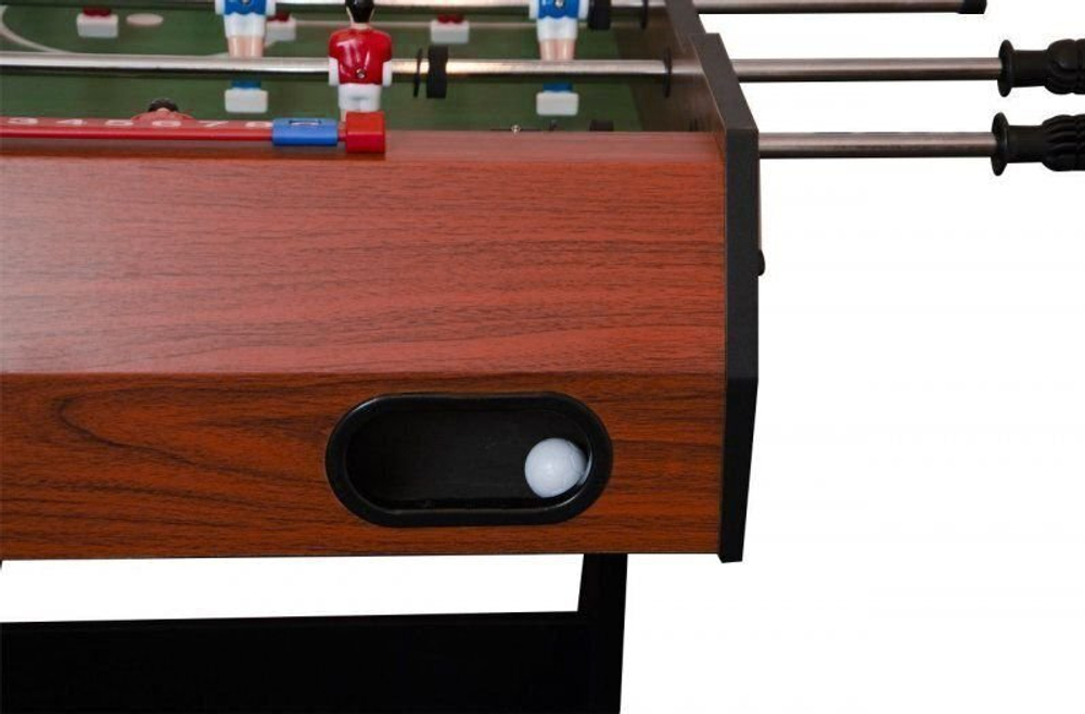 Игровой стол - футбол складной "Maccabi Mini" (121x61x81, махагон)