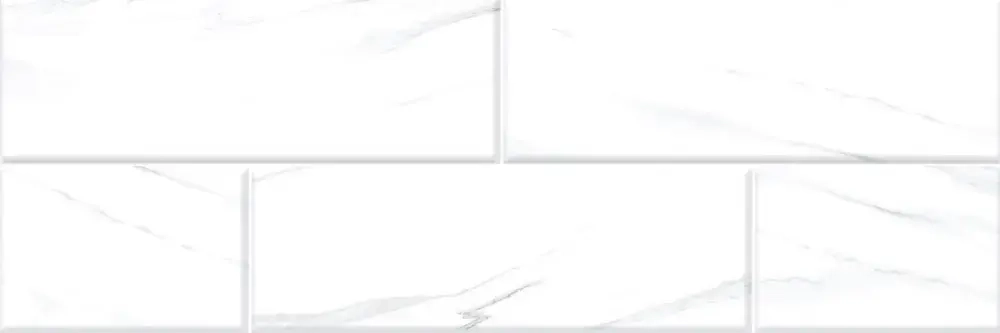 Настенная плитка Alma Ceramica TWU11NYK010 New York 60x20 белая глянцевая под камень