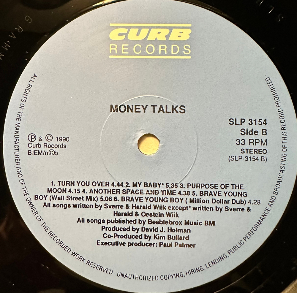 Money Talks - Money Talks (Скандинавия 1990г.)