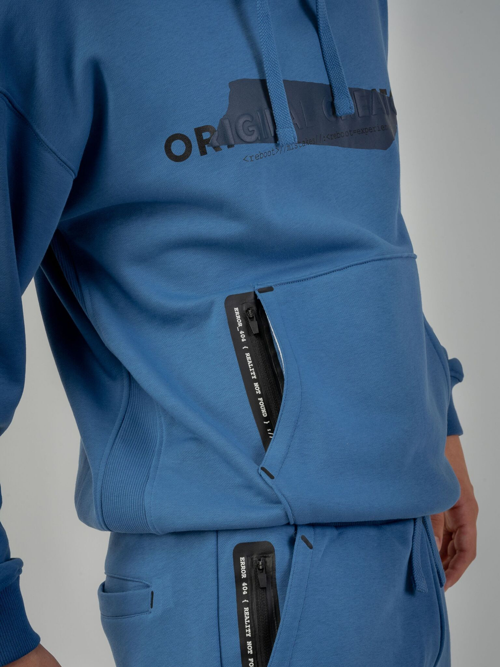 Худи мужское ORIGINAL CREATOR ERROR_404 HOODIE, Синий