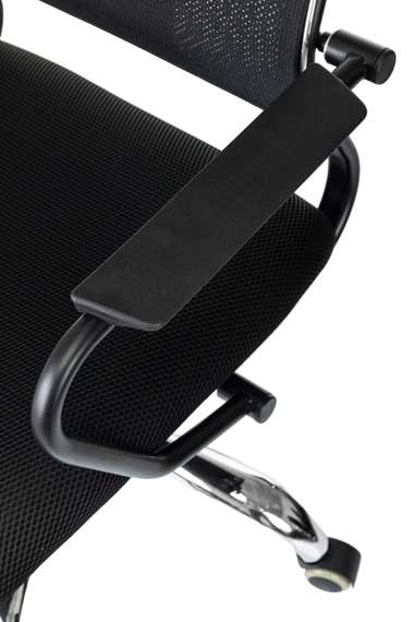 Кресло руководителя Бюрократ CH Balance SL черный Elastic-102 сетка/ткань крестов. металл хром