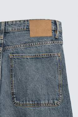 ZARA ДЖИНСЫ FLARE FIT, ВЫЦВЕТШИЙ СИНИЙ