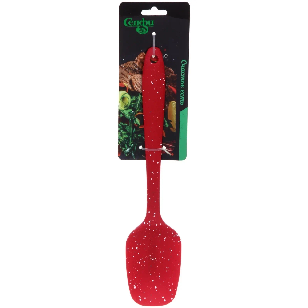 Лопатка кухонная силиконовая «Bon appétit» узкая