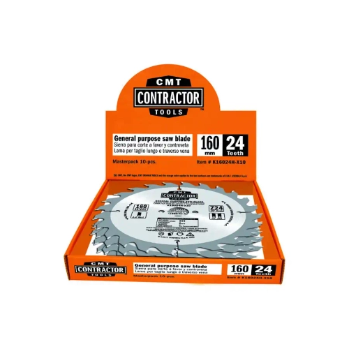 Пильный диск Contractor 160x2.2/1.4x20 Z40 ATB CMT K16040H-X10