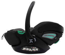 Коляска Agex Prima Pro 3 в 1 с автокреслом i-Safe Black Midnight Grey (Темно-серый)