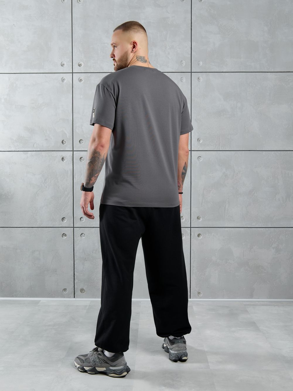 Фуфайка (футболка) мужская Арчи-1 Виотекс СЕРЫЙ