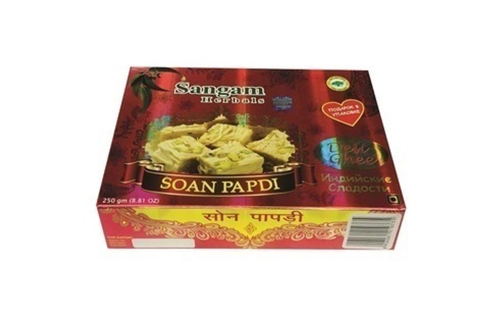 Халва Sangam Soan Papdi Desi Ghee Топленое масло 250 г