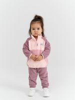 Костюм флисовый Колор блок "Орхидея" 0+