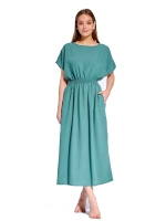 Платье длинное легкое на резинке