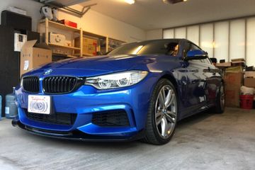 Юбка переднего бампера V.3 для BMW 4 F32/F33/F36 2013-2020 Coupe/Cabrio/Gran Coupe