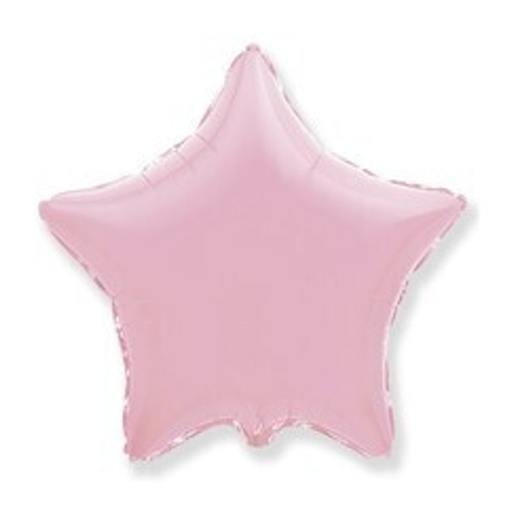Г 18" Звезда, Матовый, Pink (Розовый), 1 шт.