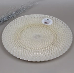 Тарелка 21см «Золотое кружево»