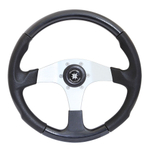 Рулевое колесо "Evolution", черный обод с карбоновыми вставками. (10016465)