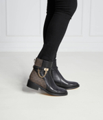 Кожаные ботильоны hamilton flat Michael Kors - черный(40F3HAME6L)