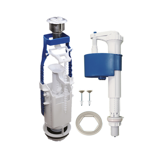 Арматура к смыв.бачку 2-х Кноп Уклад метал нижний подвод унив колонка D40 (А77.59.14.3)