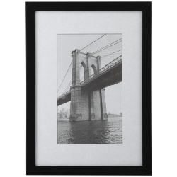 Фоторамка Image Art 501 30х40 пластиковая со стеклом чёрная | Image Art