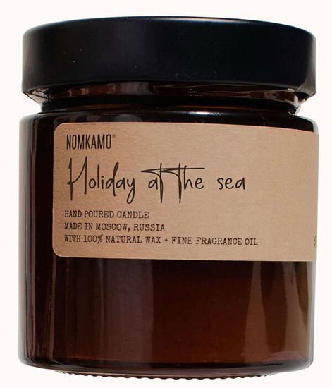 HOLIDAY AT THE SEA свеча в янтарной банке, Nomkamo