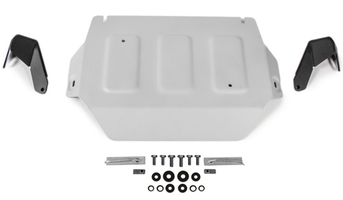 Защита РК Rival для Mercedes-Benz G-klasse W464 (V - 2.9D (249 л.с.); 4.0 (421/585 л.с.)) 2018-н.в. (устанавл-ся совместно с 2333.3948.1.6), штампованная, алюминий 6 мм, с крепежом, 2333.3949.1.6