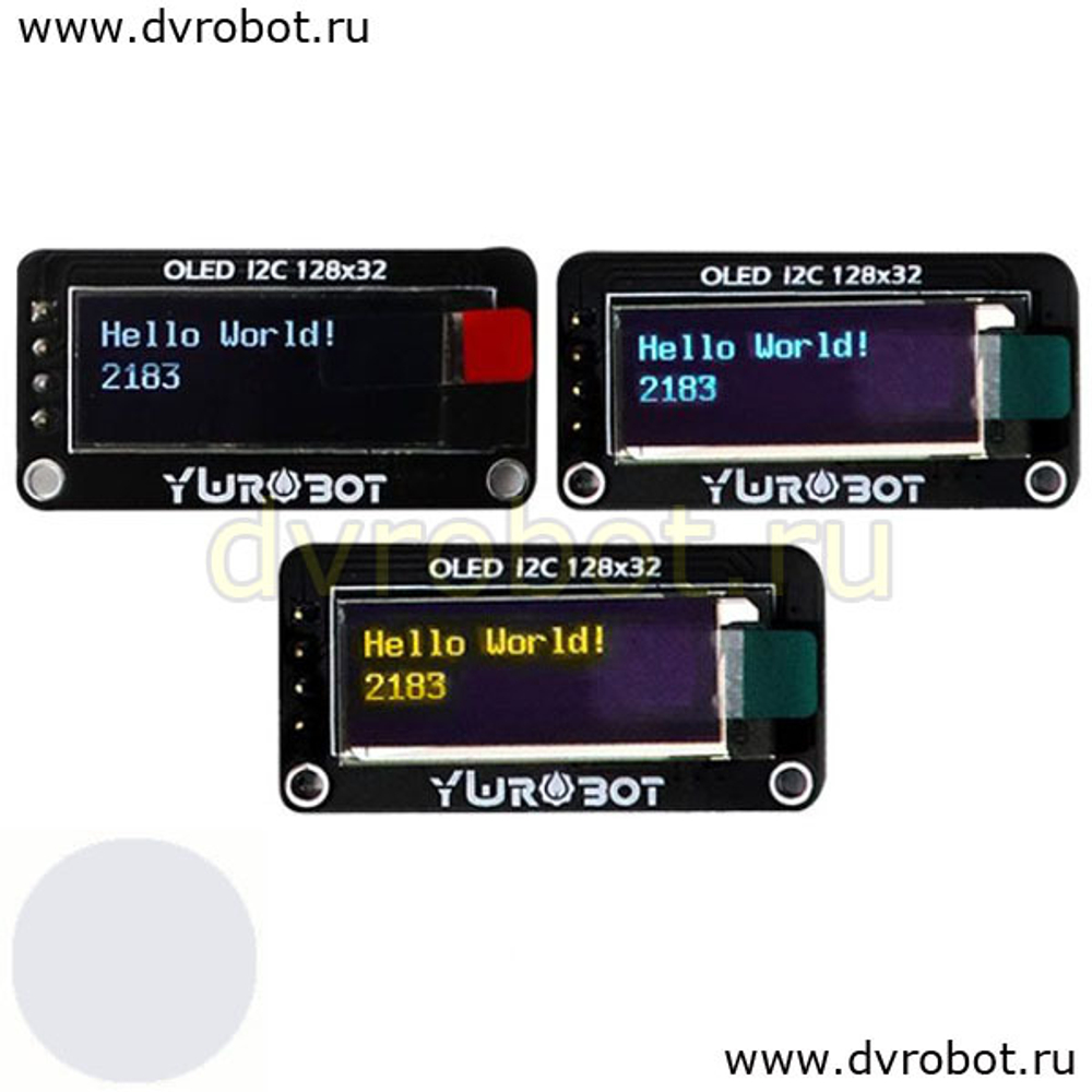 Дисплей OLED/128*32 YwRobot-белый__1