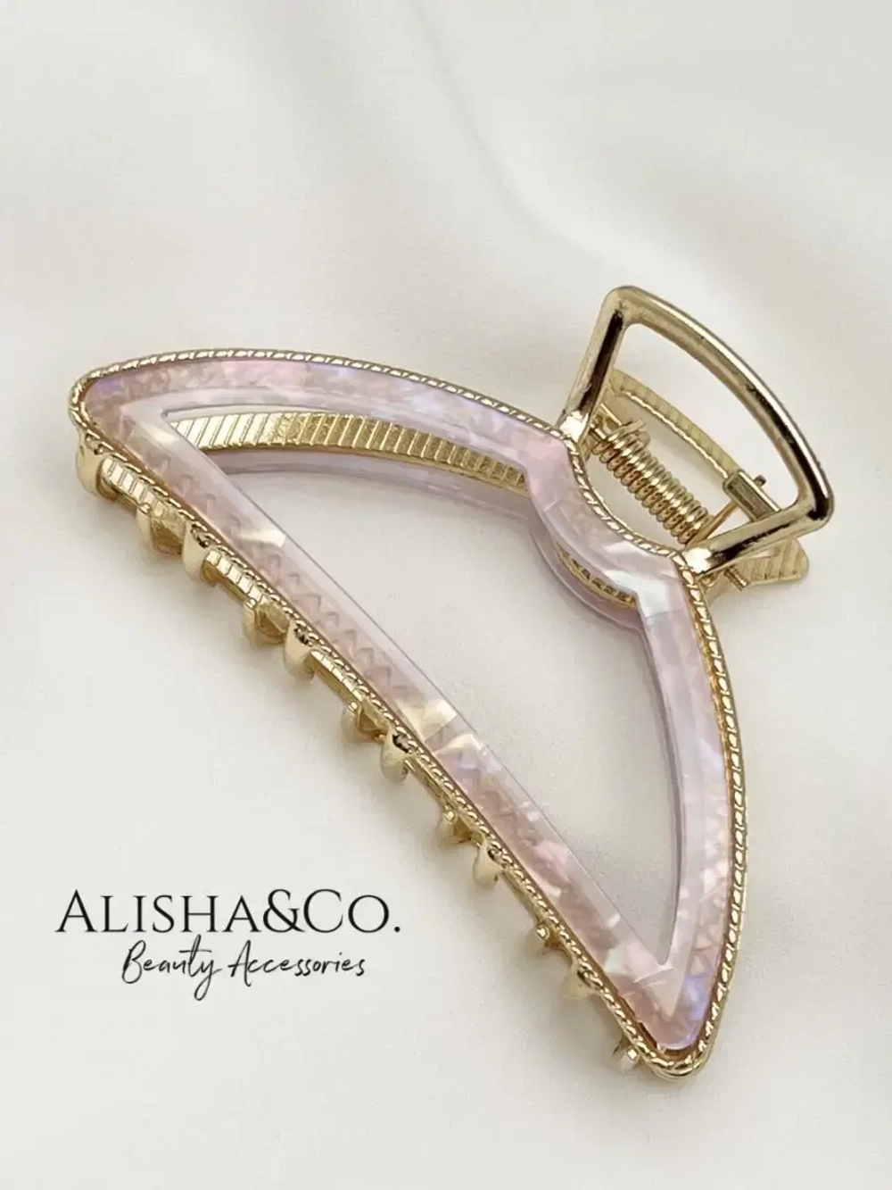 Аксессуар для волос Крабик средний металл Elegance