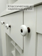 Тумба 95х42х81 Элина, 2 двери +1ящик, кухонная, без витрины, ЛДСП белый Dipriz