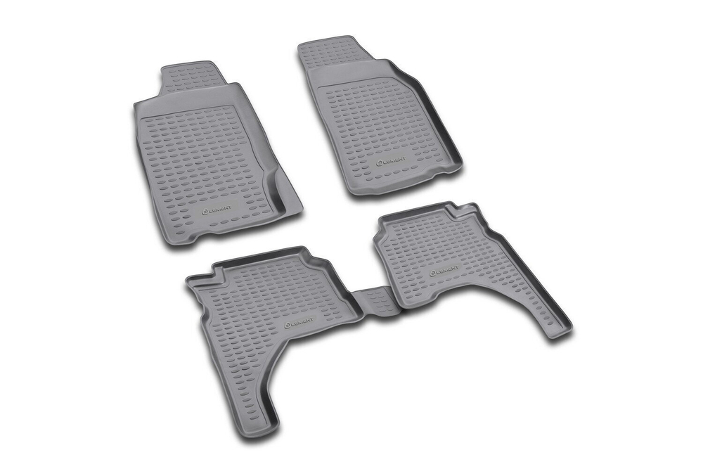 Коврики Standard, в салон MITSUBISHI L-200 1996-2005, 4 шт. (полиуретан, чёрные) Element.NLC.35.10.210