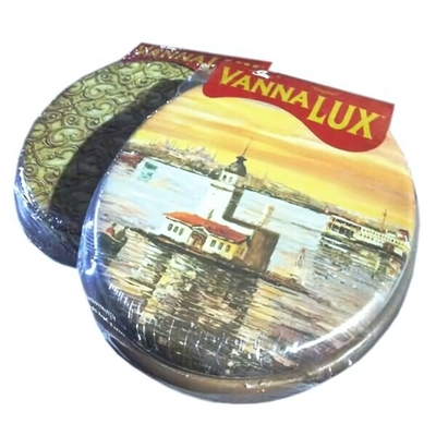 Мягкая крышка-сиденье для унитаза "VANNA LUX" цвет коричневый, рисунок в ассортименте