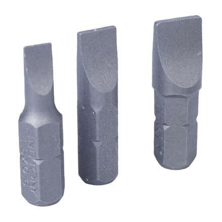 Цена на KING TONY (1003LQ) Набор вставок (бит) 1/4", Slotted, 4.5, 6.5, 8.0 мм, 3 предмета