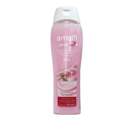 AMALFI гель для ванн и душа "Gentle Rose", для всех типов кожи 750мл