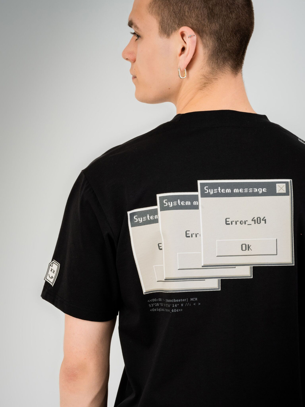 Футболка мужская ORIGINAL CREATOR GLITCH T-SHIRT, Черный